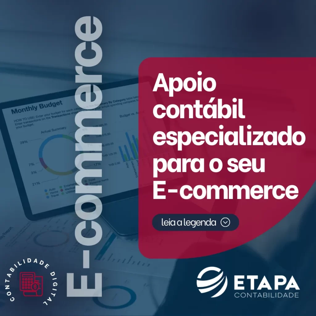 Apoio contábil especializado para seu E-commerce